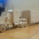 Wooden truck toy