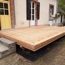 Double terrasse en Douglas.