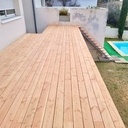 Terrasse suspendue. Douglas.