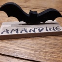 Porte-prénom Halloween