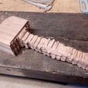 Maillet en contreplaqué de noyer