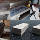 Maillet en contreplaqué de noyer