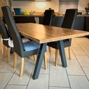 Table à manger Métal/Bois