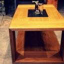 Table basse en chêne massif