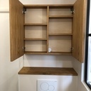 Meuble de rangement (caché) de salle de bain