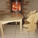 Le salon et la cuisine d Ollie