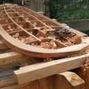 Planche de surf en red cedar