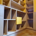 Bibliothèque en châtaigner