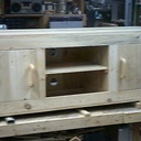 Meuble tv en bois de palette.