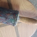 Maillet en manche tourné et  plastique recyclé et fondu