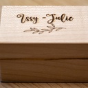 Boîte à bagues moyennement bien faite