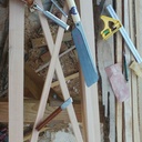 Bibliothèque en merisier