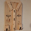 Veste et chemise en bois de palette