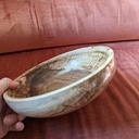 Coupe à Fruits en noyer échauffé