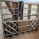Meuble et casiers à vin