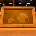 Marqueterie au laser