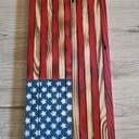 Drapeau américain rustique en bois de palette