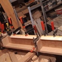 Étagère murale en chêne