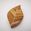 Boîte feuille à bijoux