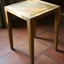 Petite "table" en chene