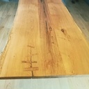 Table chêne et noyer