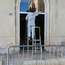 La porte de la mairie