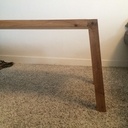 Table de salon - Première réalisation