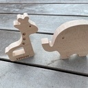 Jouets enfant girafe et éléphant