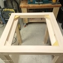 Table mobile pour petite scie à ruban