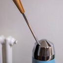 Manche de percolateur et machine à "piston" en bois du démon