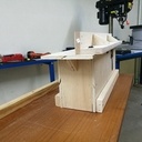 Fabrication d'un meuble pour rabot électrique