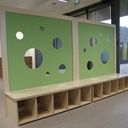 Banquettes et claustras