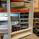 Rack à cannes a peche.