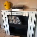 Meuble pour platine vinyle en palette