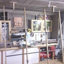 Presse a panneau pliante