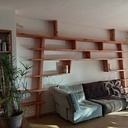 Bibliothèque "zen" en Douglas