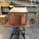 Table basse salon chêne