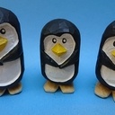 Sculpture de manchots / pingouins