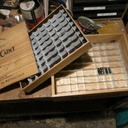 Boite à cases pour vis et autre petits objets à ranger