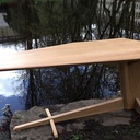 Table basse en porte-à-faux