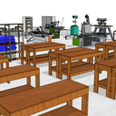 Représentation atelier en 3D