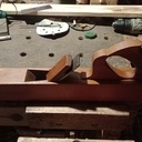 Recollage poignée et semelle rabot Goldenberg