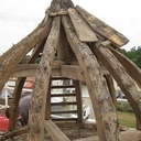 Le départ du chantier, dépose des anciens domes.