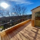 Terrasse de toit. Douglas.