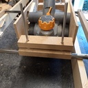 Gabarit de dégauchissage avec une raboteuse portative