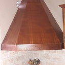 Habillage bois pour hotte aspirante