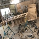 Petit escalier chêne