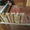 Vue de la découpe des côtés