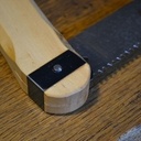 Scie cadre sortie d'une bûche, denture maison, tout à la main