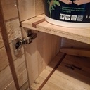 Placard pour produits de finition